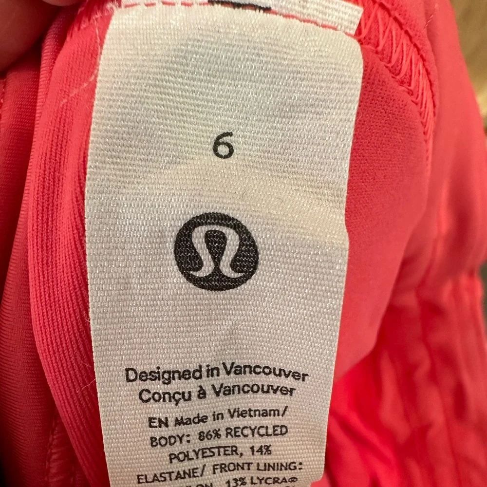 Lululemon lightweight high rise tennis skirt glaze pink size 6 - Picture 5 of 6
